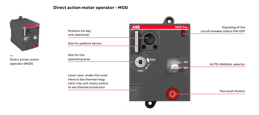 موتور کلید اتوماتیک ABB
