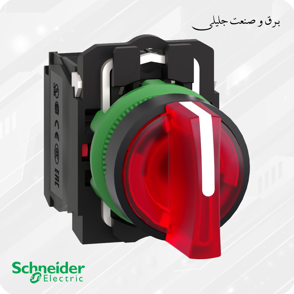 سلکتور سوییچ چراغدار سه حالته اشنایدر SCHNEIDER
