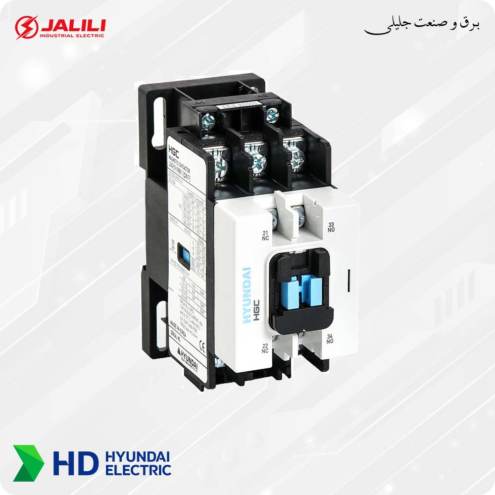 کنتاکتور 32 آمپر، 15 کیلووات هیوندای الکتریک مدل HGC32