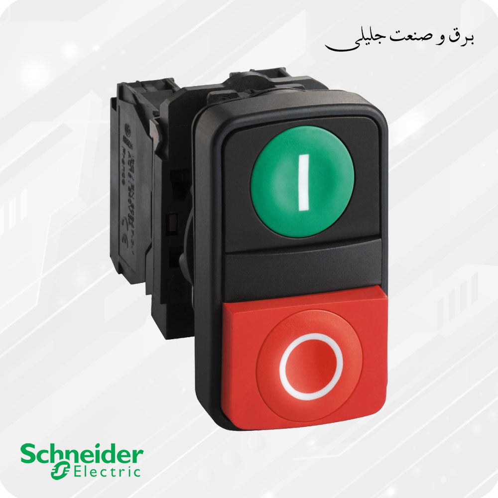 پوش باتن دوبل اشنایدر SCHNEIDER