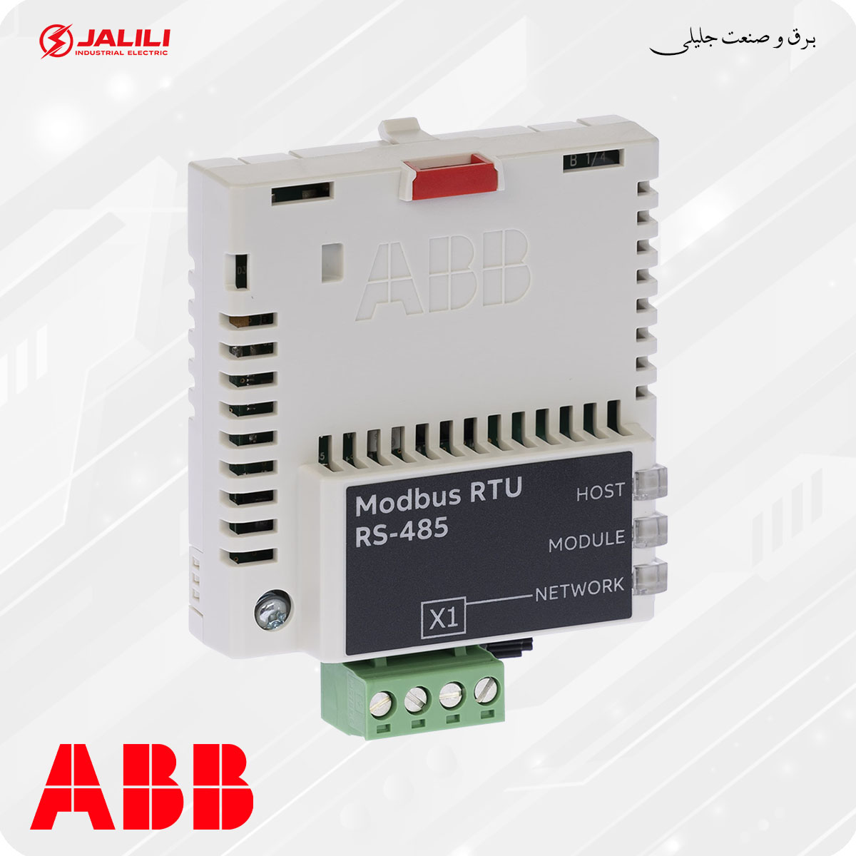 ماژول ارتباط شبکه Modbus RTU درایو ABB کد FSCA-01