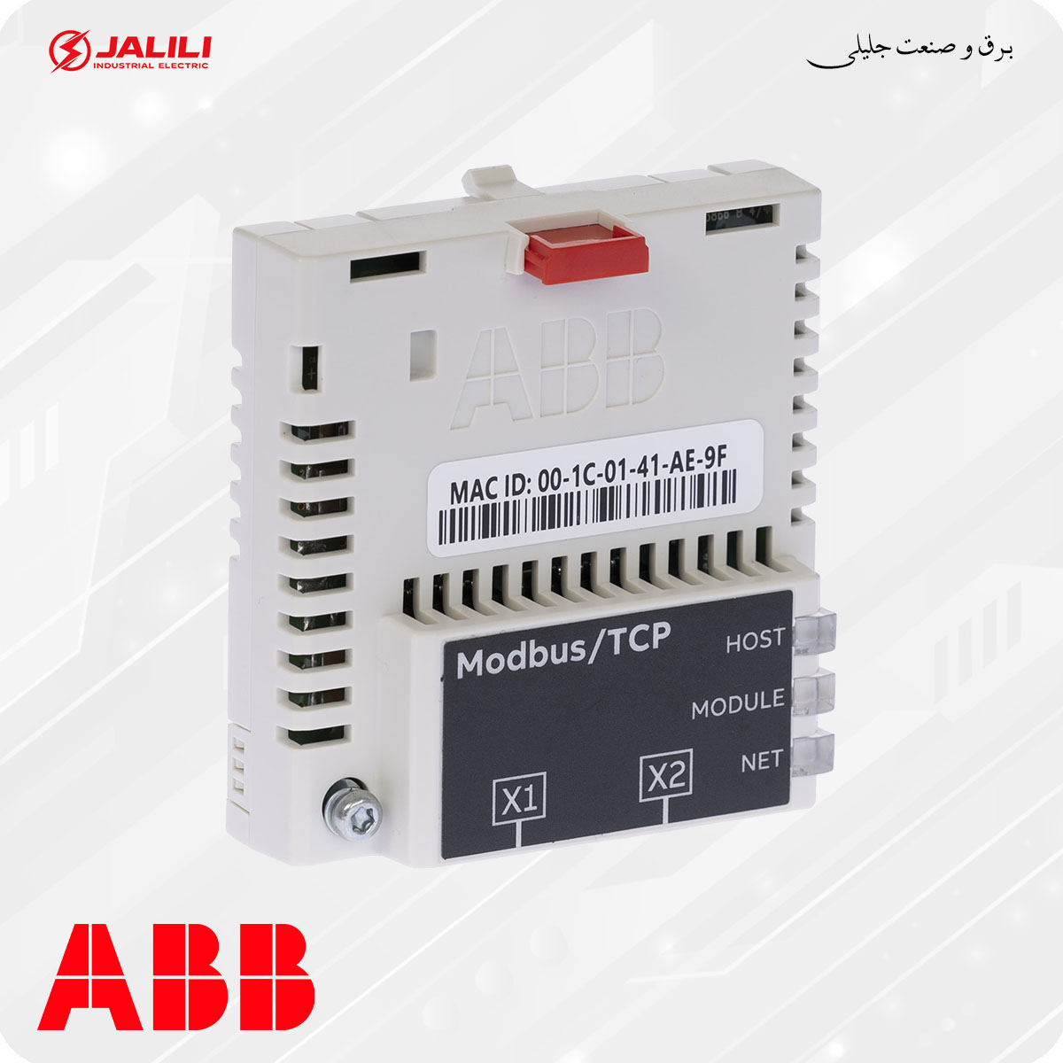 ماژول ارتباط شبکه Modbus/TCP درایو ABB کد FMBT-21