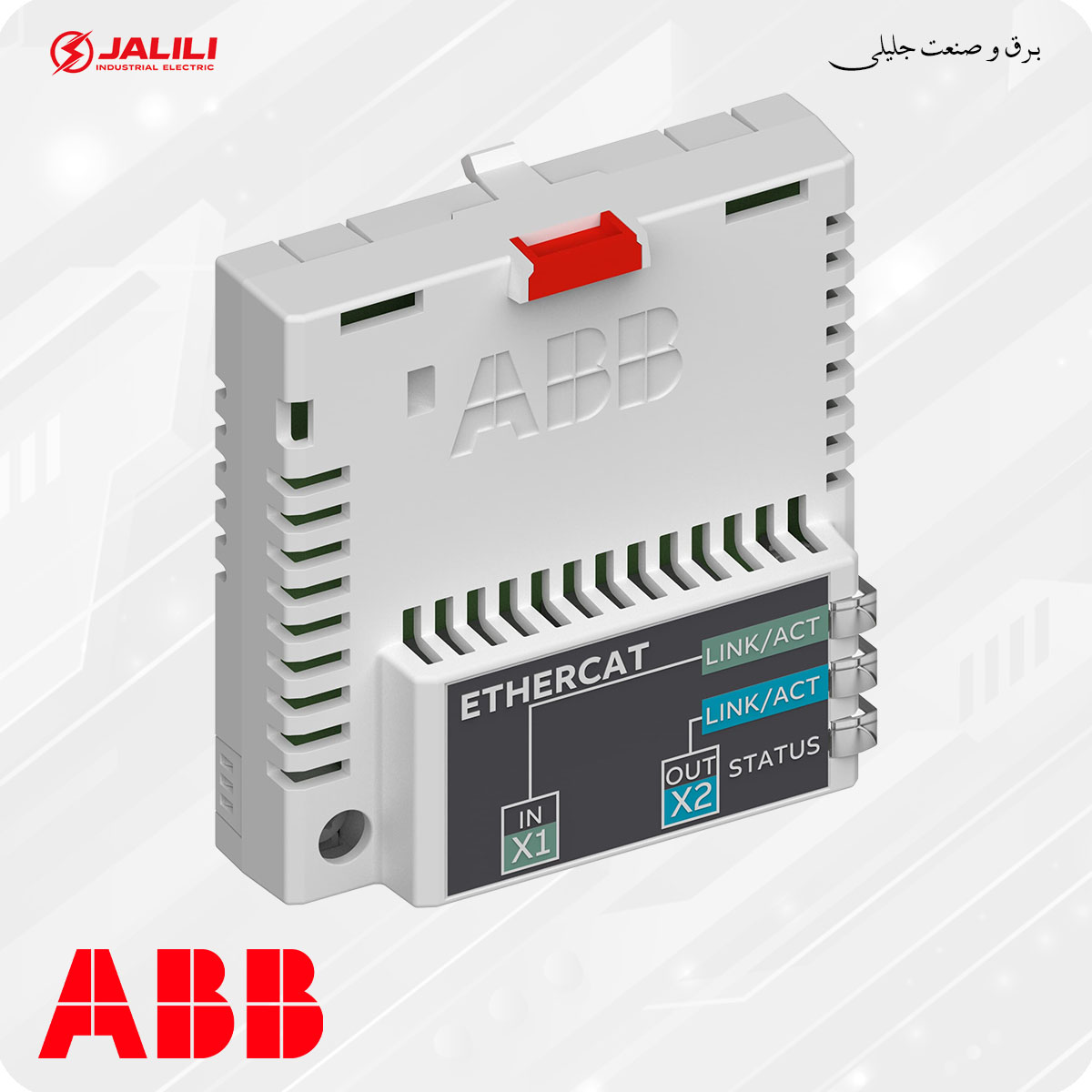 ماژول ارتباط شبکه EtherCAT درایو ABB کد FECA-01